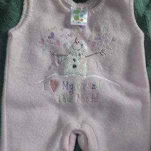 baby girl  I love my grandma snowman outfit 6month